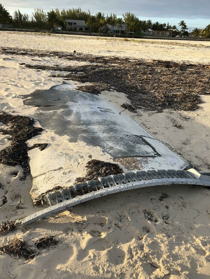 Found On A Remote Beach In The Bahamas. Is This A Part Of A Plane Or A Boat?