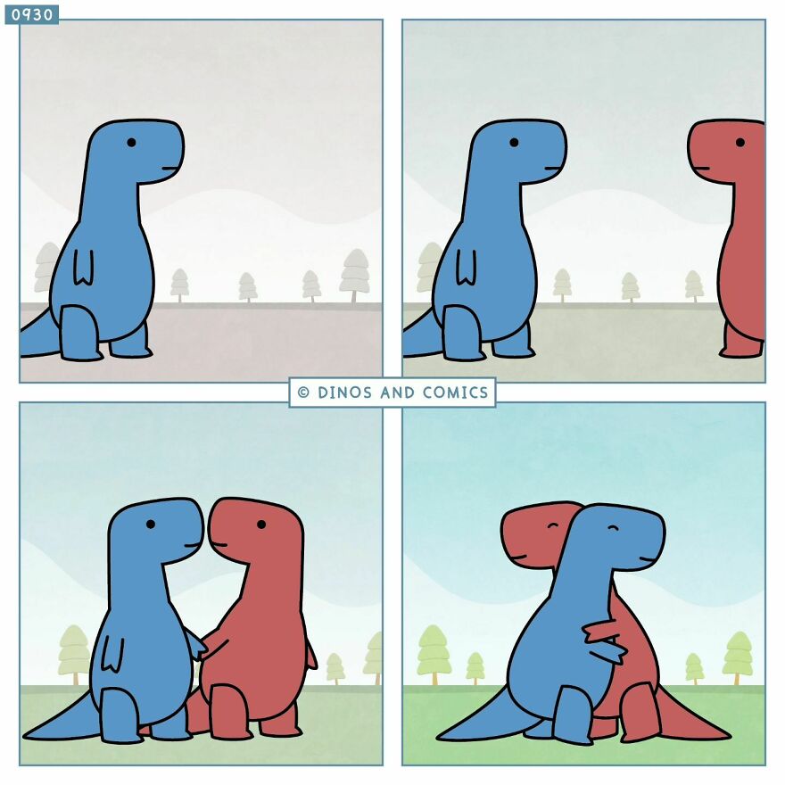 New “Dinosaur Couch” Comics Exploring Complex Emotions And Mental Health