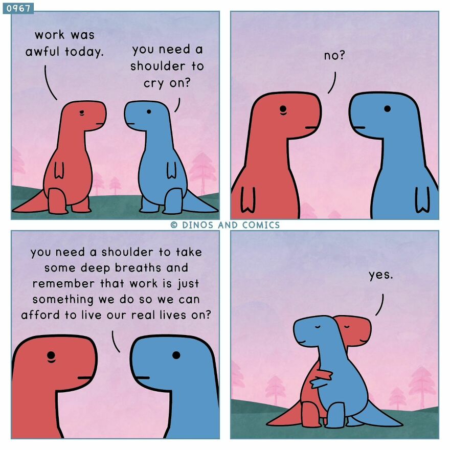 New “Dinosaur Couch” Comics Exploring Complex Emotions And Mental Health