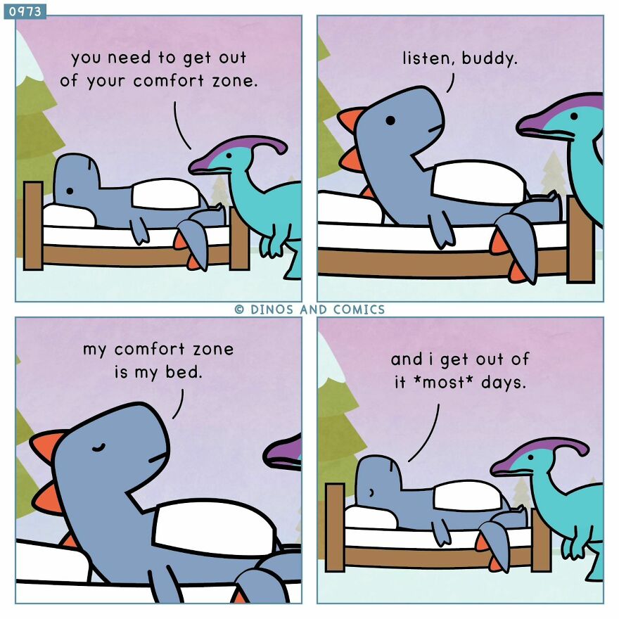 New “Dinosaur Couch” Comics Exploring Complex Emotions And Mental Health