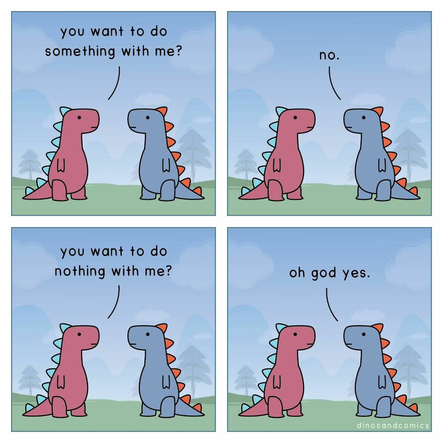 New “Dinosaur Couch” Comics Exploring Complex Emotions And Mental Health