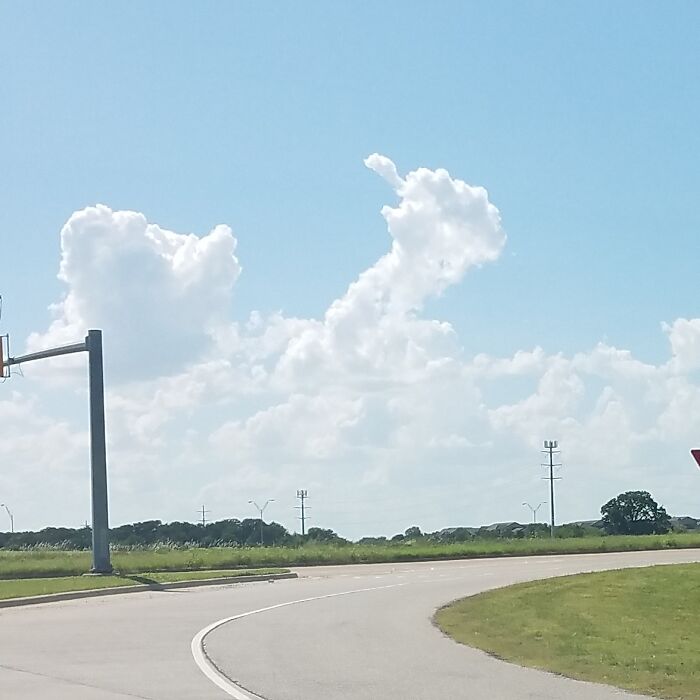 The Clouds Were Giving Me A Thumbs Up