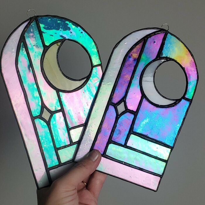 I Made These Stained Glass Pieces This Week!