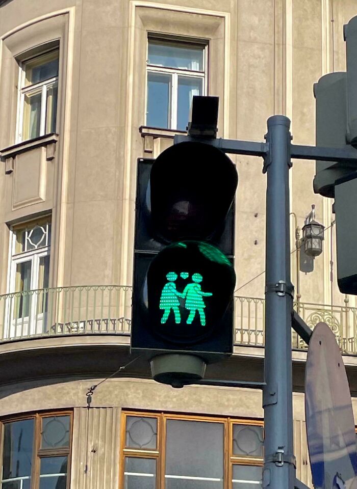 Pedestrian Traffic Light In Vienna