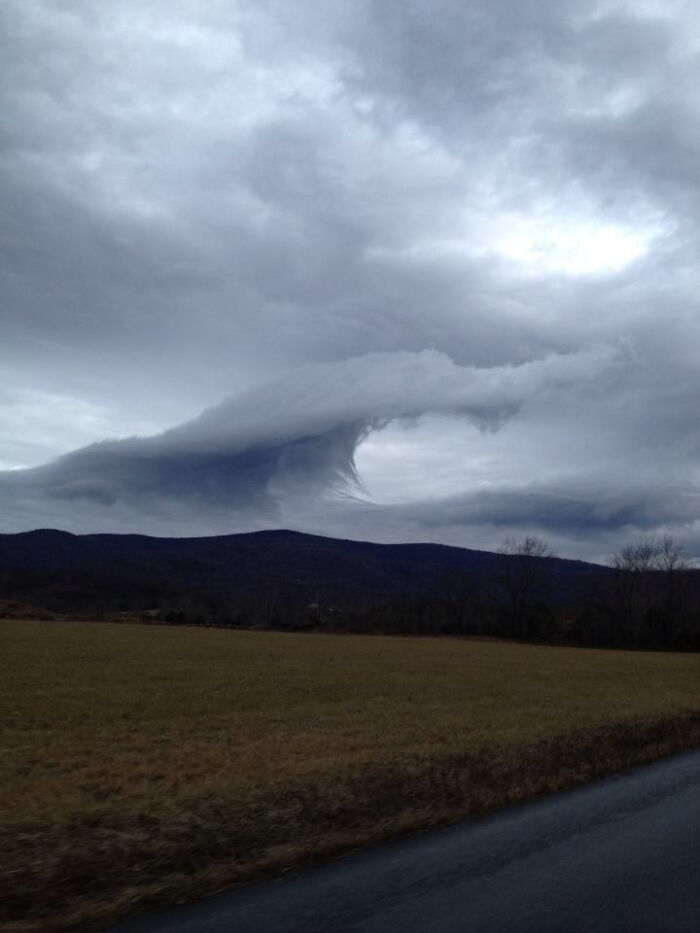 This Cloud Looks Like A Breaking Wave