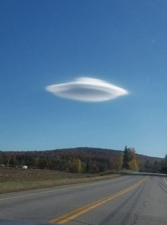 This Cloud That Looks Like A UFO