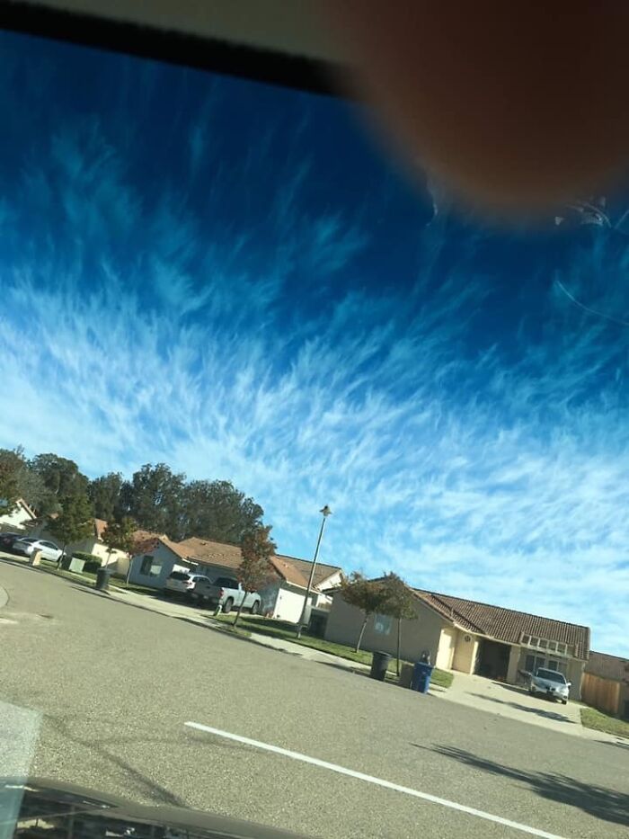 Clouds Look Like White Flames