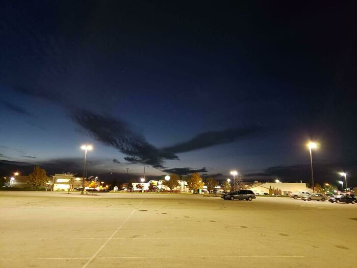 This Cloud Looks Like An Eagle Going After A Fish (Muskegon, Mi)