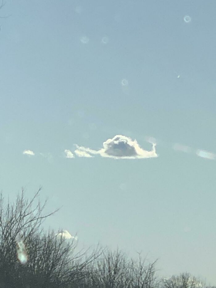 This Cloud Looks Like A Snail