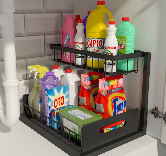 Maximize Your Kitchen's Hidden Space With The Under Sink Organizer