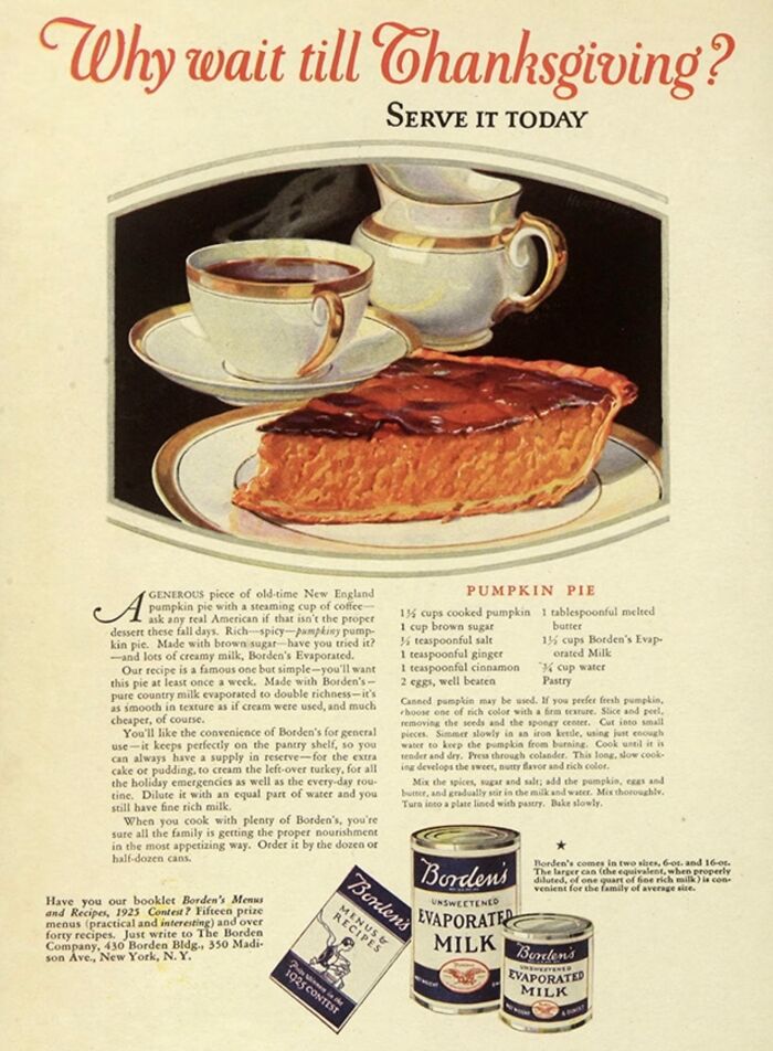 Borden’s, 1925 Ad