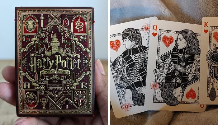 Deal Yourself Into The Magic With The Harry Potter Playing Cards, A Bewitching Deck Featuring Beloved Characters From The Wizarding World