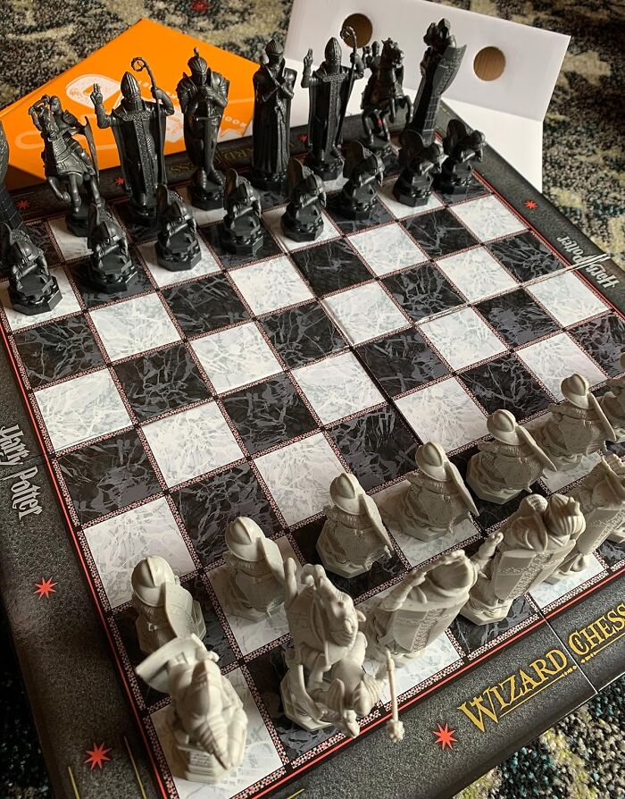 Make Your Move With The Wizarding Chess Set, A Magical Twist On The Classic Game Of Strategy