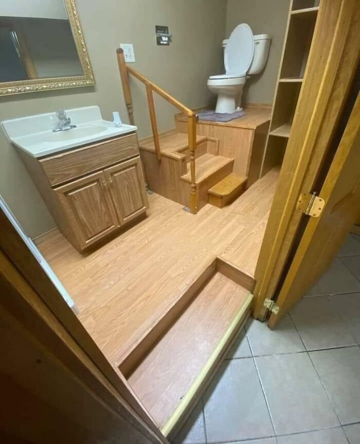 This Bathroom With Too Many Stairs