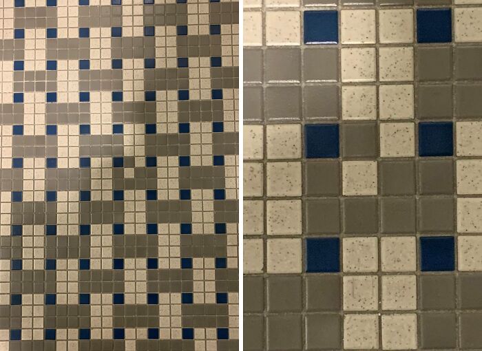 This Tile In A Bathroom At My Work