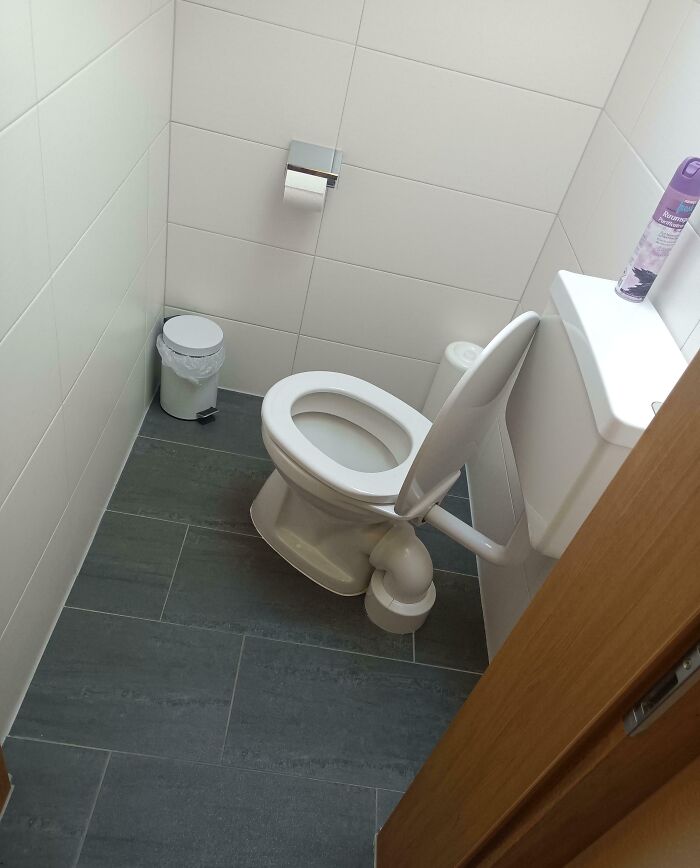 The Placement Of This Toilet In My Hotel Is Just Stupid