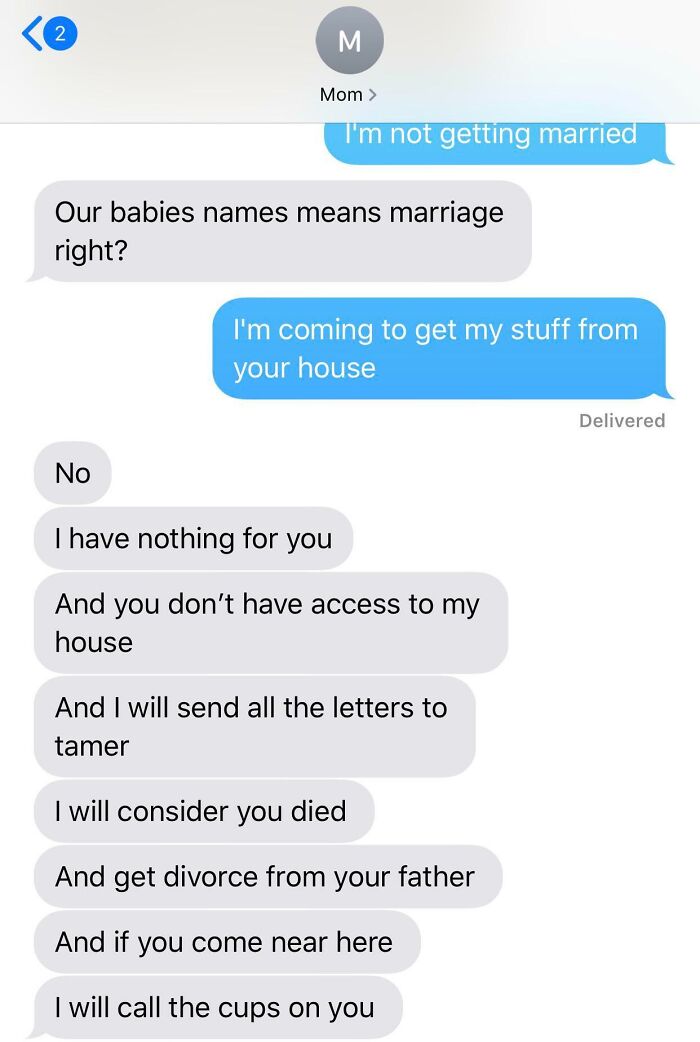 My Mother, After She Kicked Me Out When She Found Letters My Girlfriend Wrote For Me (We're Both Girls)