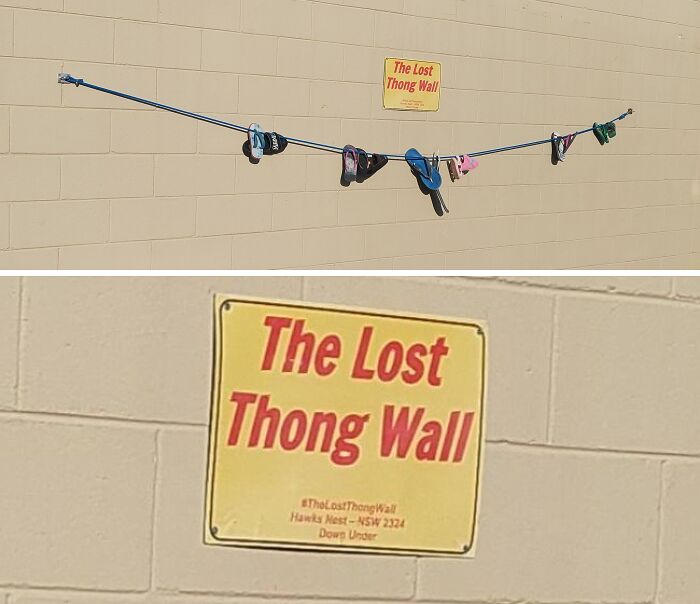 Beach I Went To Had Lost Thongs On Display