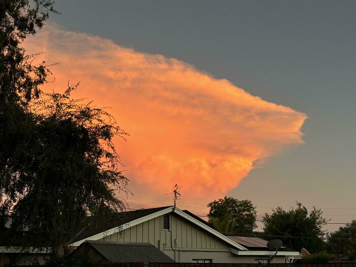 This Cloud Over Scottsdale, Az Looks Like A Great White Shark