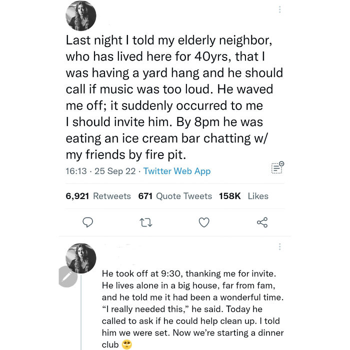 This Lady Being Friendly To Her Neighbor