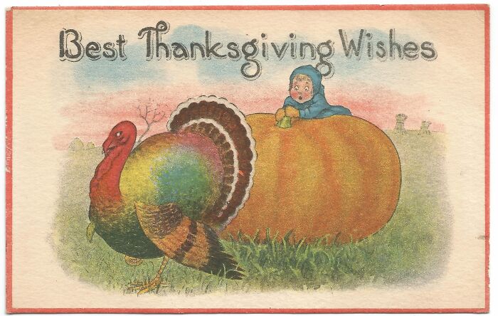 Vintage Thanksgiving Postcard