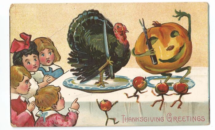 Vintage Thanksgiving Postcard