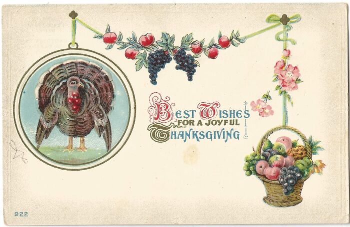 Vintage Thanksgiving Postcard