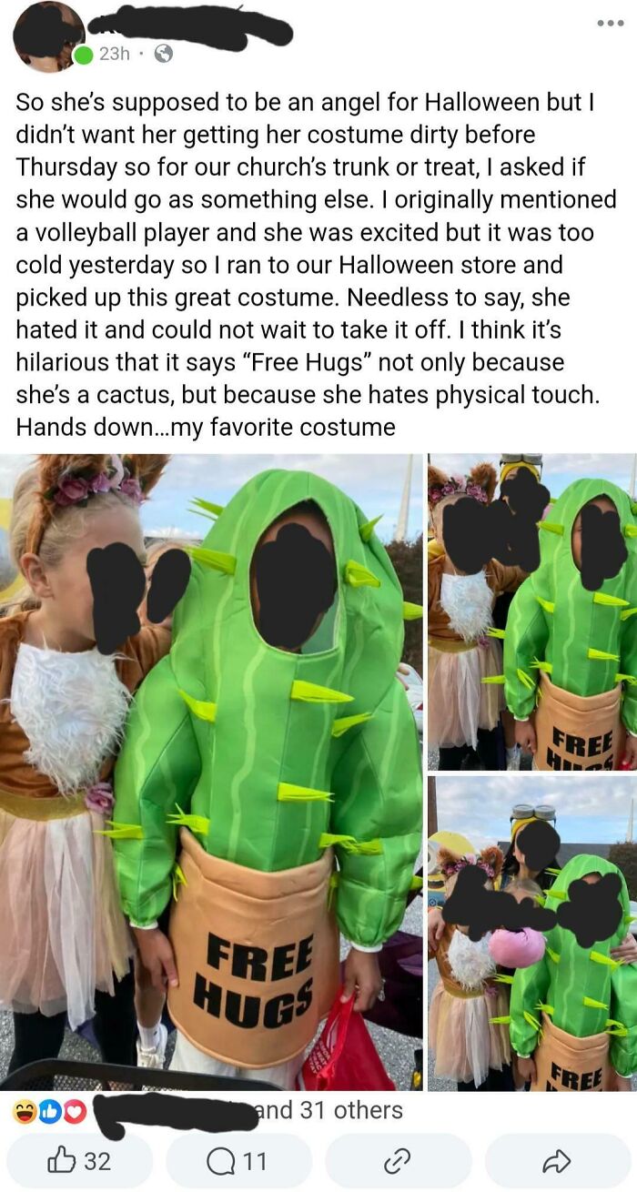 This B**ch I Used To Go To Church With Made Her Kid Be A Cactus For Trunk Or Treat