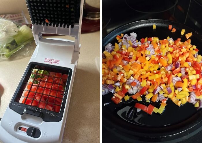 Chop Your Way To Culinary Bliss With The Vegetable Chopper, A Quick And Easy Tool That Saves You From Tedious Chopping And Prep Work