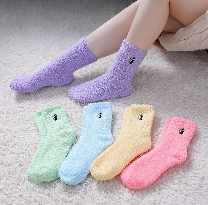 Treat Your Guests' Toes To Ultimate Comfort With A Pair Of Fuzzy Socks, A Thoughtful Gesture That Wraps Their Feet In Warmth And Coziness