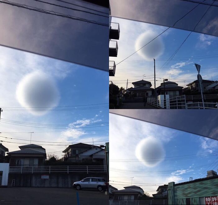 Ball Shaped Cloud Captured In Japan