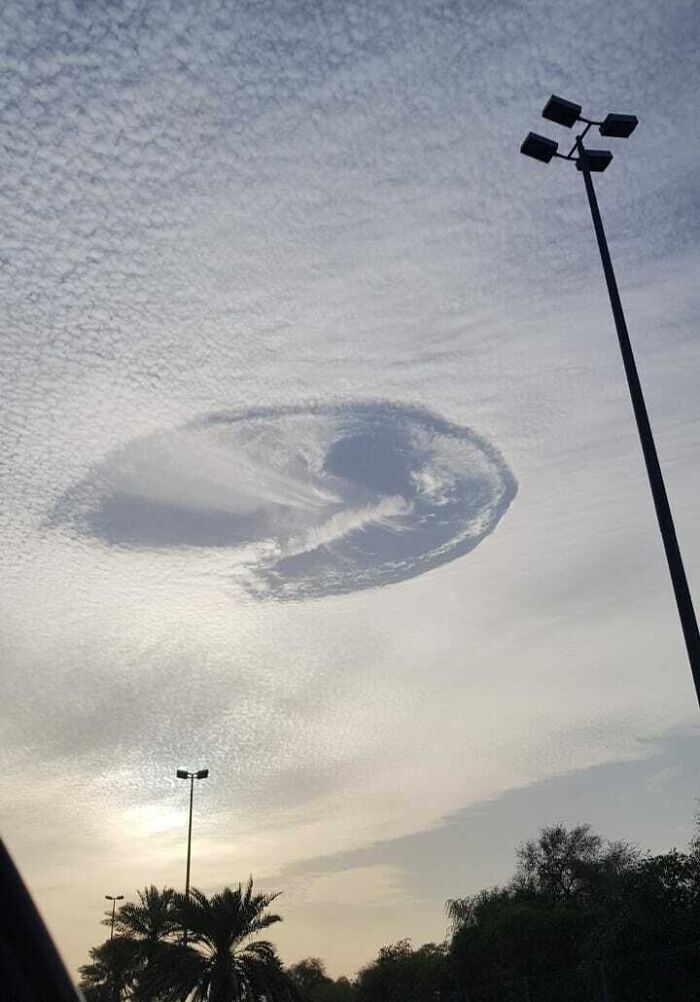 Looks Like Someone Was Sitting On The Clouds