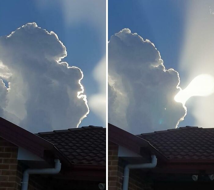 This Clouds Resemblance Of A Man Smoking