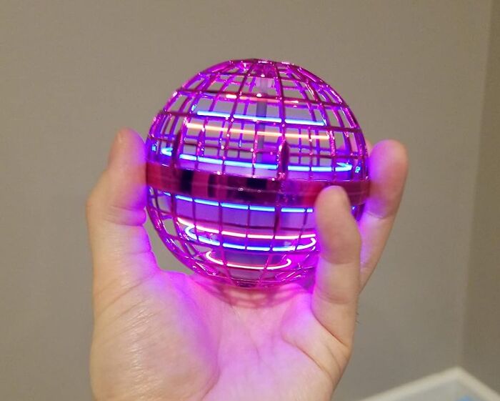 Send Imagination Soaring With The Light Up Flying Orb, A Mesmerizing And Interactive Toy That Floats And Flies Through The Air, Lighting Up The Room With Its Futuristic Glow