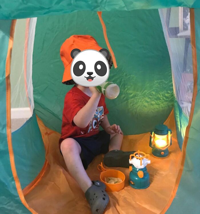 Spark A Love For Adventure In Little Ones With The Kids Camping Set, A Delightful Playset That Lets Them Explore The Great Outdoors From The Comfort Of Their Own Home, Complete With A Pretend Fire, Lantern, And Camping Gear For Endless Imaginative Play!