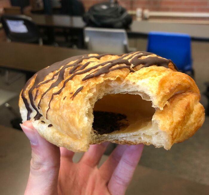 Paid $3 For A Chocolate Croissant, Got This