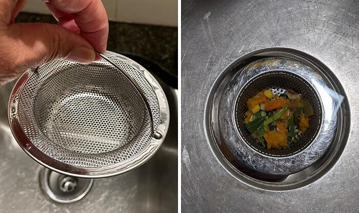 Catch The Mess Before It Clogs With The Kitchen Sink Strainer