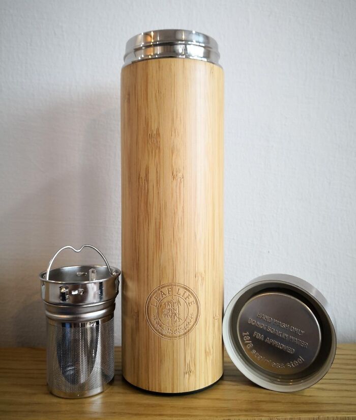 Steep In Style And Sustainability With The Bamboo Tea Bottle For Loose Tea