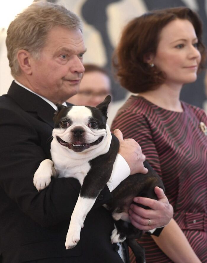 The [former] Finnish President And His Dog Lennu