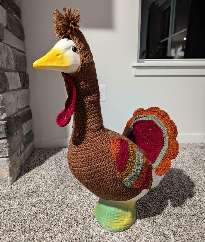 The Porch Goose Is Ready For Thanksgiving