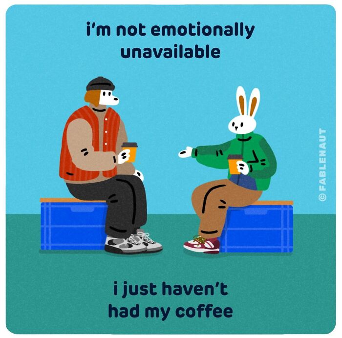 This Artist Creates Coffee-Fueled Comics, Here Are 30 Of The Best Ones