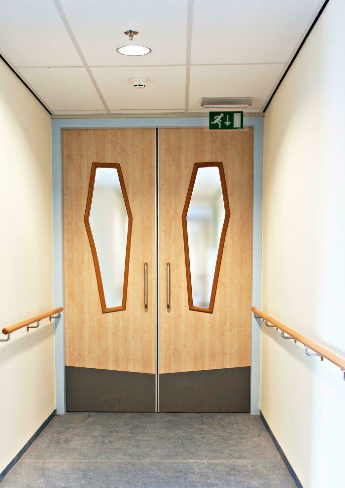 The Doors In My Local Hospital All Have Coffin Shaped Windows