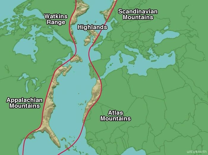 All Were Once Part Of The Same Ancient Mountain Range, The Central Pangean Mountains