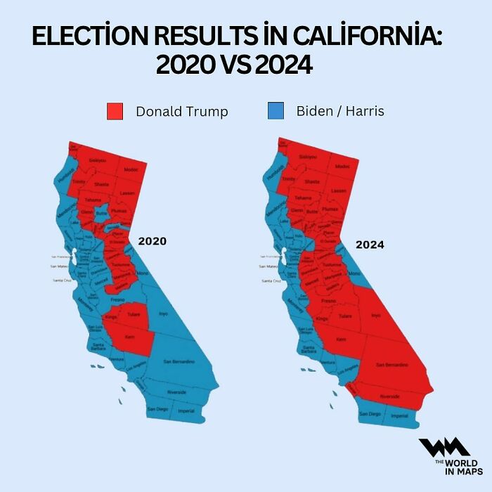 California: 2020 vs. 2024