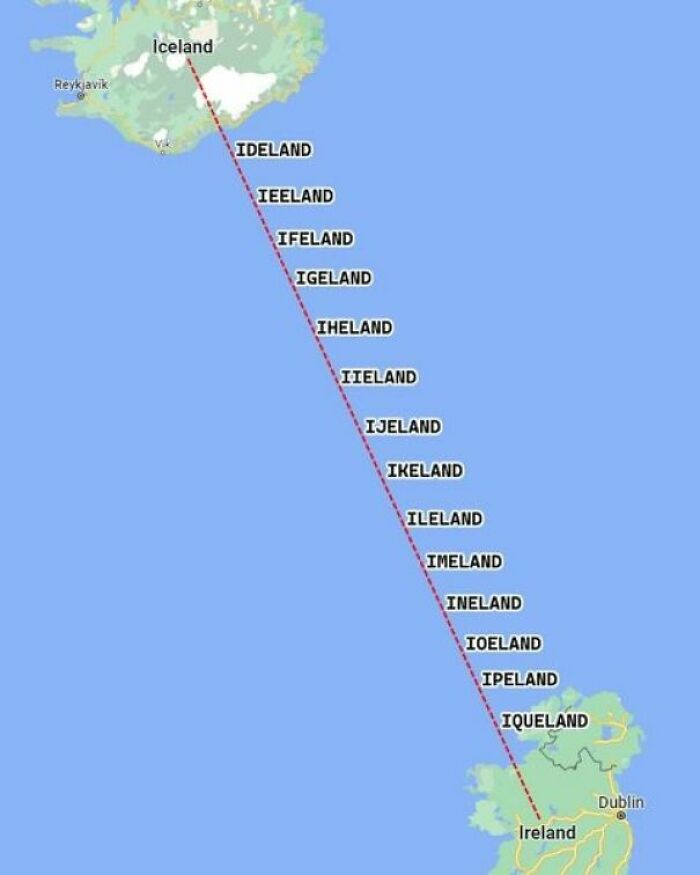 The Land Between Iceland And Ireland