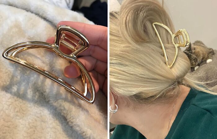 Bad Hair Day? Not Anymore! These Metal Claw Clips Are The Perfect Stocking Stuffer For Anyone Who Wants To Keep Their Hair Looking Fabulous