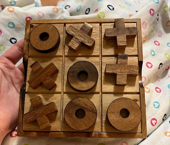 This Wooden Tic Tac Toe Game Is The Perfect Way To Unplug And Connect With Friends And Family