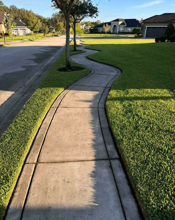 This Wavy Sidewalk Is More Fun And Less Practical