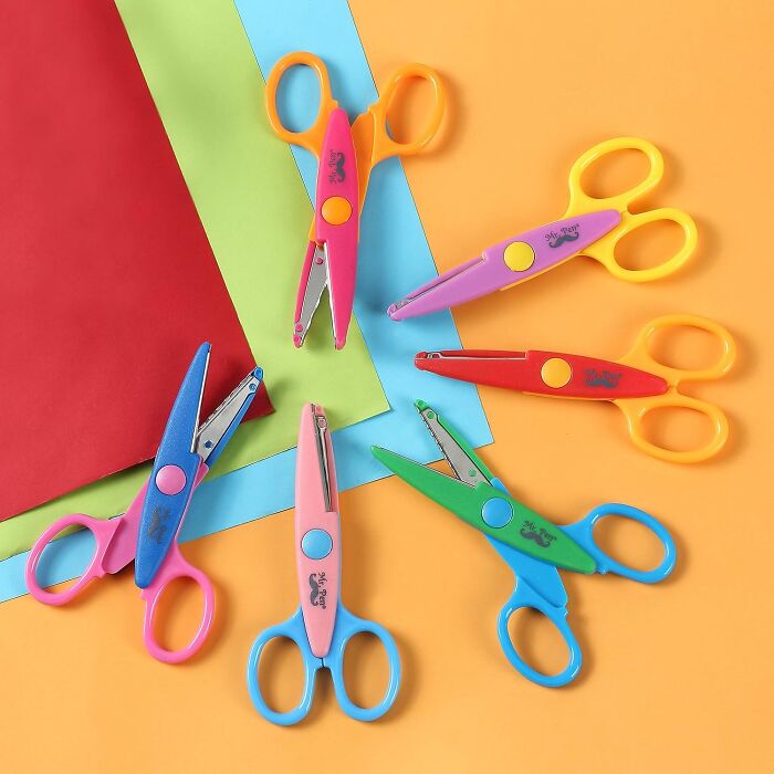 These Crafting Scissors Are The Perfect Stocking Stuffer For The Crafty Kid (Or Adult!) In Your Life. They're Small Enough To Fit In A Stocking, But Mighty Enough To Tackle Any Crafting Project