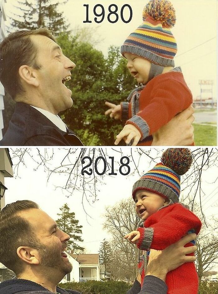 My Dad And Me And Now Me With My Son